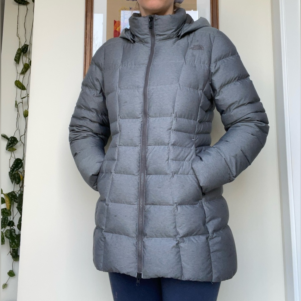 North Face Women's Gray Puffer Jacket